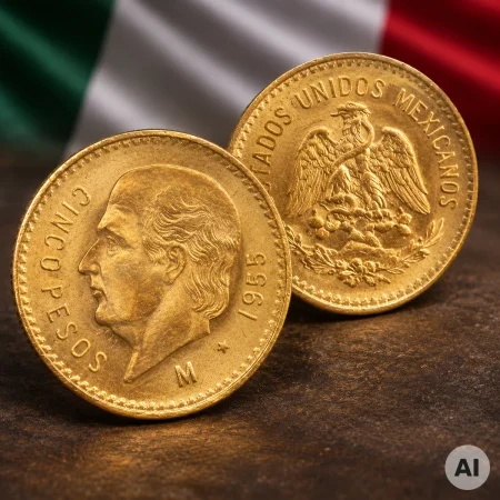 5 Pesos Mexiko Gold – Die historische Hidalgo-Münze
