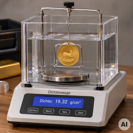 Was bedeutet die Dichteprüfung bei Gold und Silber?
