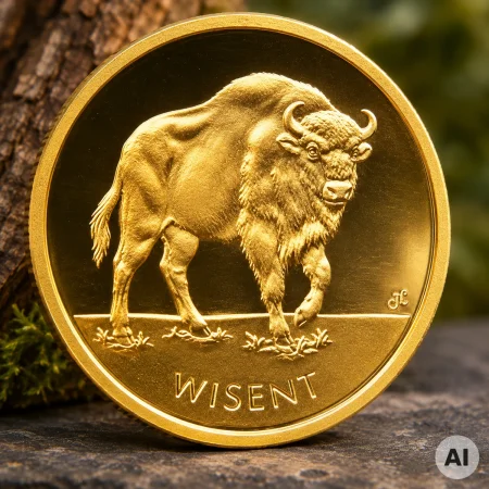 20 Euro Goldmünze Wisent 2026 – D München