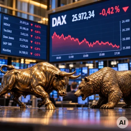 Börse aktuell – DAX unter Druck, Tech-Aktien fallen
