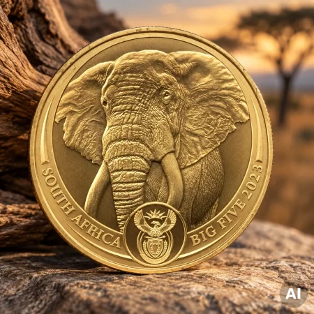 1 oz Gold Big Five Elefant 2023