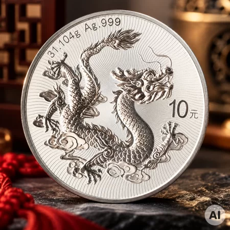 1 oz Silber China Drache 2026