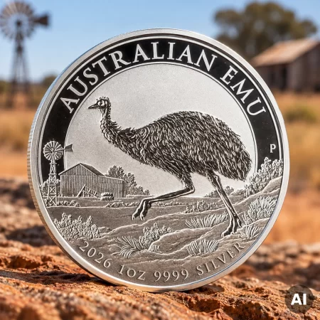 1 oz Silber Australien Emu 2026