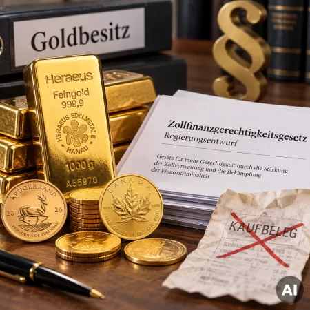 Gold ohne Kaufbeleg: Droht künftig die Einziehung?