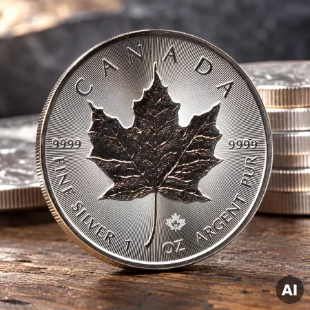 1 oz Maple Leaf Silber 2026 mit 19 % MwSt.