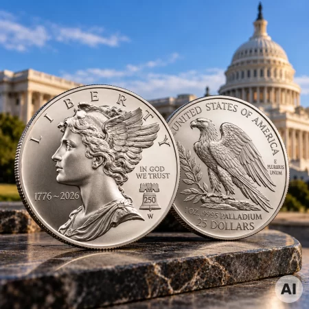 Palladium Eagle 2026 auf nur 5.000 Stück limitiert