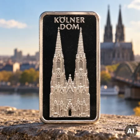 1 oz MünzManufaktur Motivbarren Kölner Dom