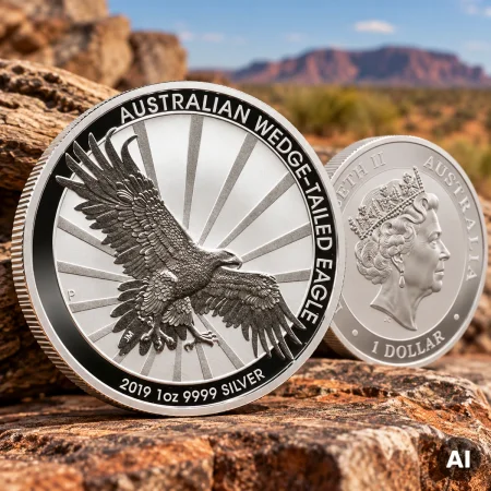 1 oz Silber Australian Wedge-Tailed Eagle 2019