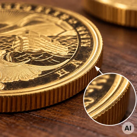 Goldmünzen mit Randfehlern erkennen