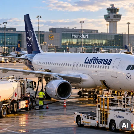 Lufthansa reagiert auf Kerosinengpass in Frankfurt