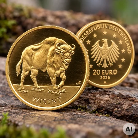 20 Euro Goldmünze Wisent 2026 A