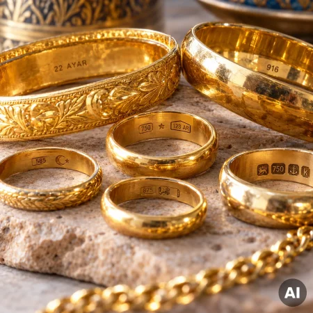 Goldschmuck aus dem Ausland: Fremde Goldstempel