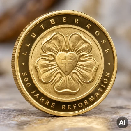 50 Euro 2017 Lutherrose – Prägestätte A