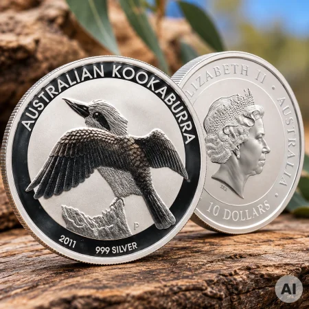 10 oz Silber Kookaburra 2011 aus Australien