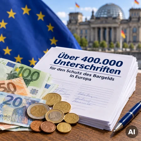 Über 400.000 Unterschriften für den Erhalt des Bargelds