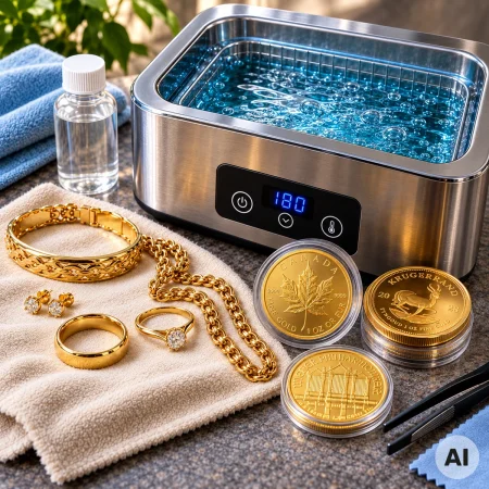 Gold mit Ultraschall reinigen – was ist geeignet?