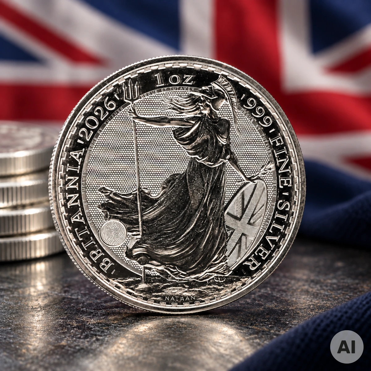 1 oz Britannia Silbermünze 2026 der Royal Mint