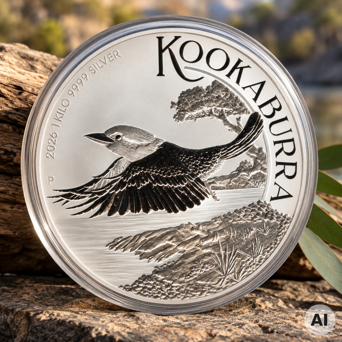 1 Kilo Australian Kookaburra Silber 2026 der Perth Mint 1 Kilo Australian Kookaburra Silber 2026 der Perth Mint