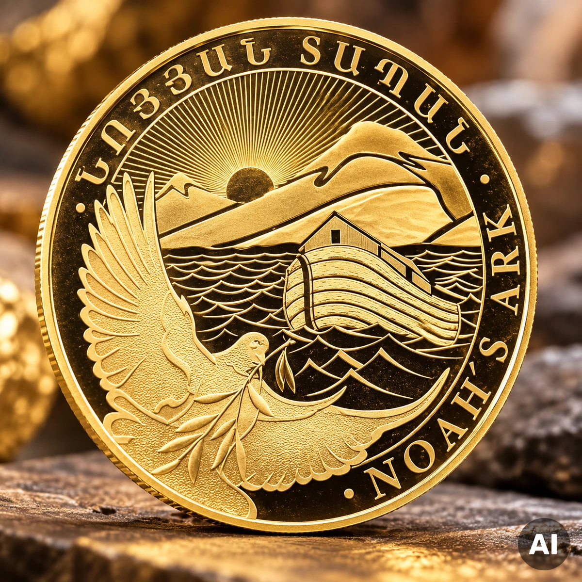 1 oz Arche Noah Gold 2026 aus Armenien