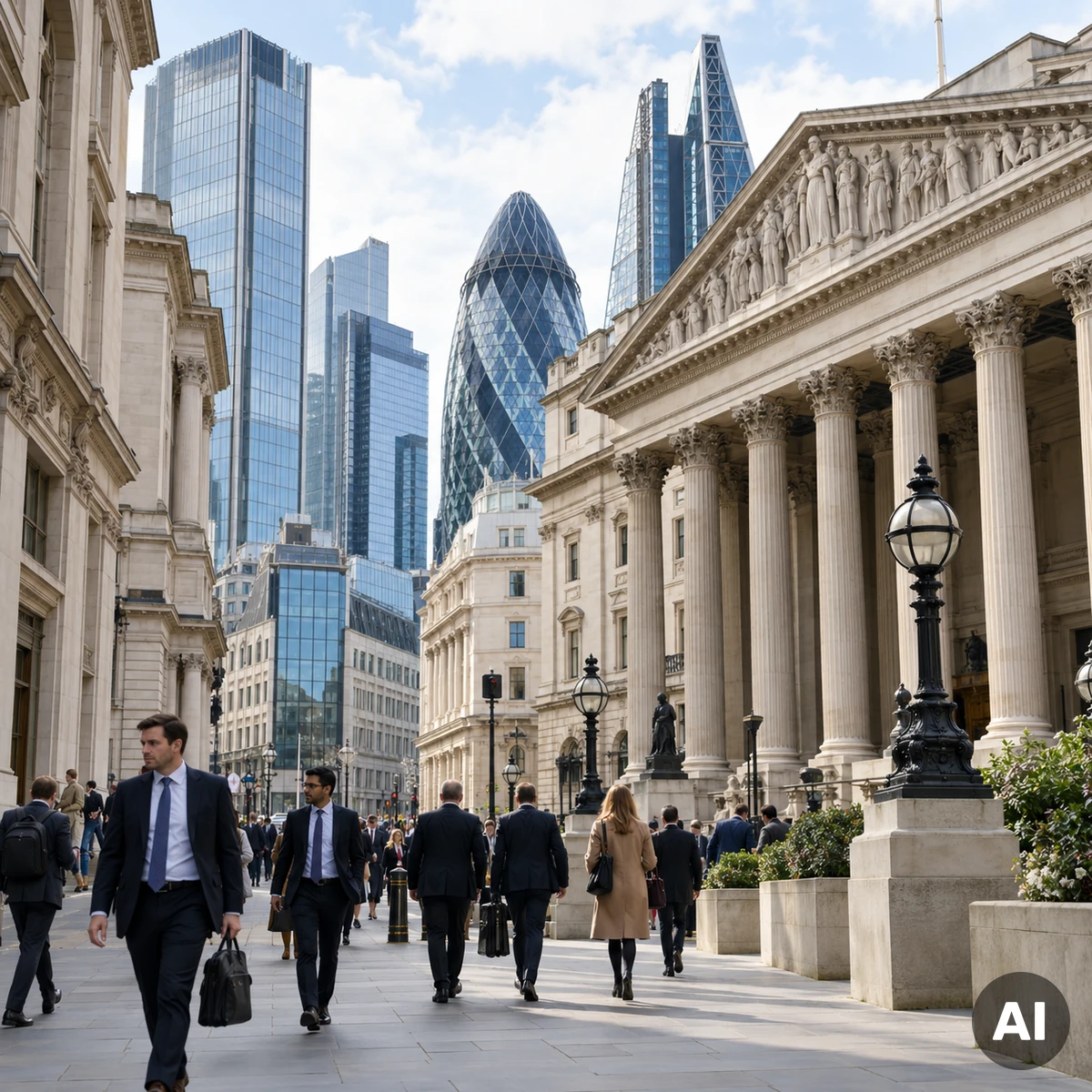 Britischer Anleihemarkt in London mit Staatsfinanzen Zinsen und Gold im Fokus
