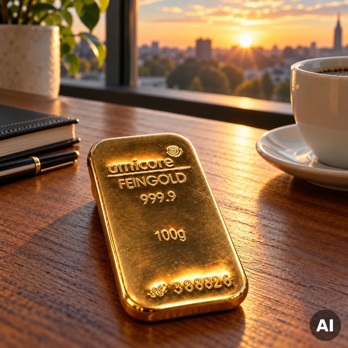 Gold- und Silberbarren als Symbol für die Entwicklung der Edelmetallmärkte am 8. Oktober 2026