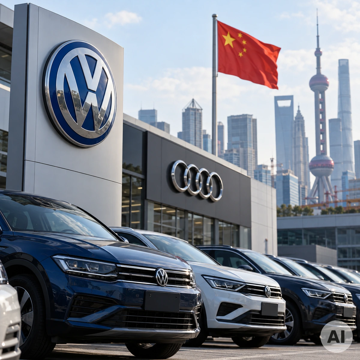 Volkswagen und Audi unter Druck durch Absatzrückgang in China Volkswagen und Audi im internationalen Automobilmarkt – Absatzkrise durch schwache Nachfrage in China