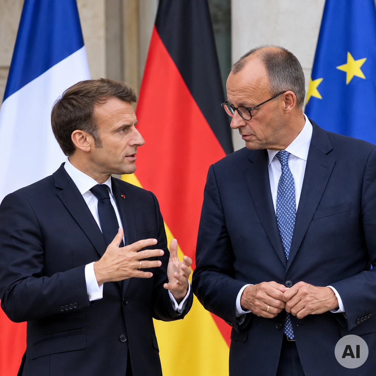 Moderne Automobilproduktion mit Fahrzeugen in einer industriellen Fertigungshalle als Symbol für den Standortwettbewerb zwischen Europa und den USA