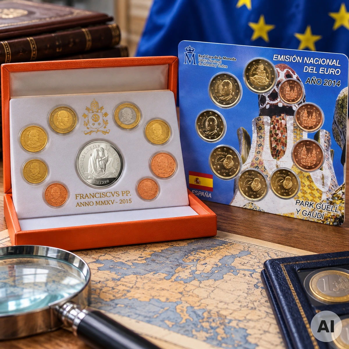 Seltene 1-Euro-Münzen erkennen anhand von Jahrgang, nationaler Rückseite, Münzzeichen und Erhaltungszustand