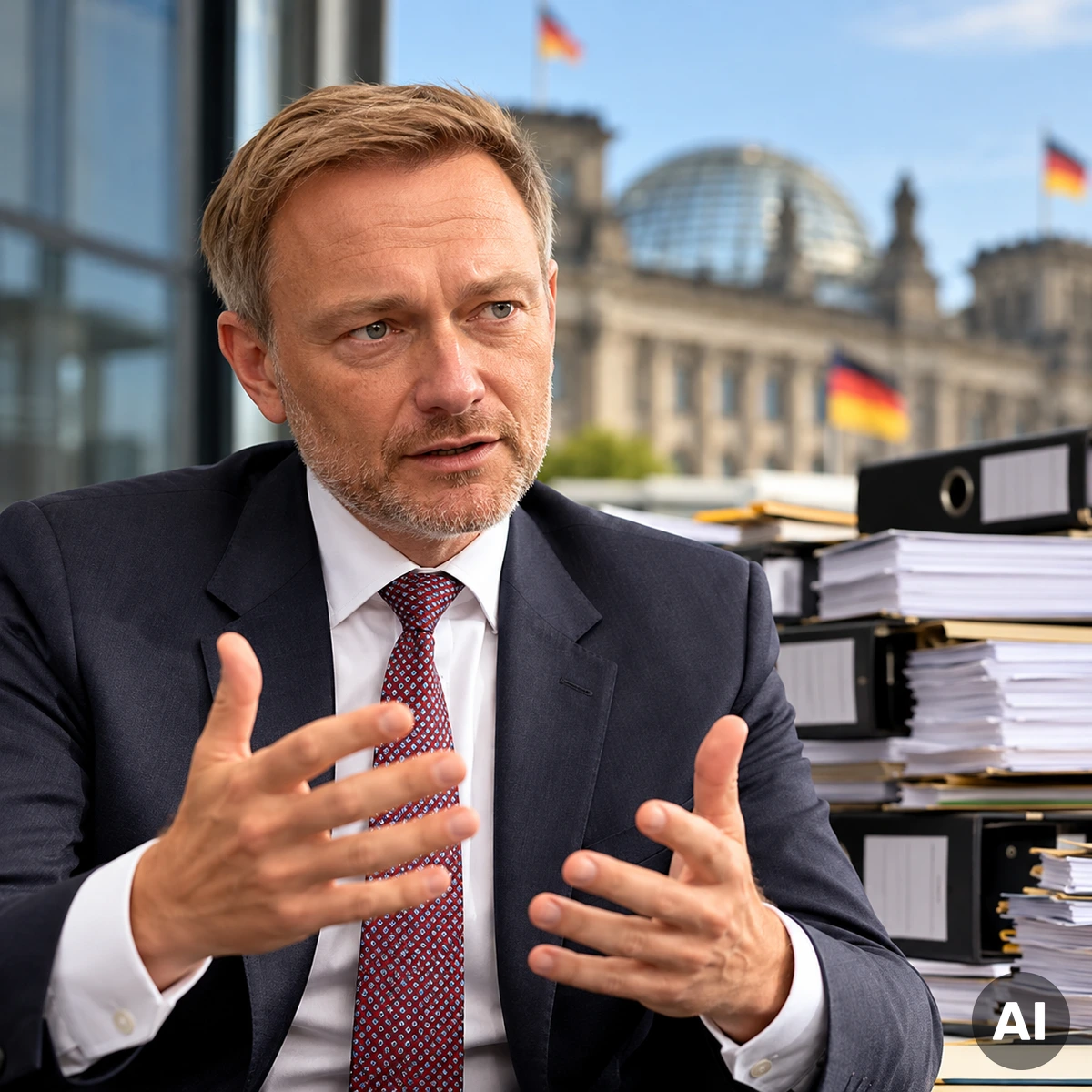 Christian Lindner als ehemaliger FDP-Vorsitzender und heutiger Automanager im Mittelpunkt der Debatte über Bürokratie und staatliche Regulierung