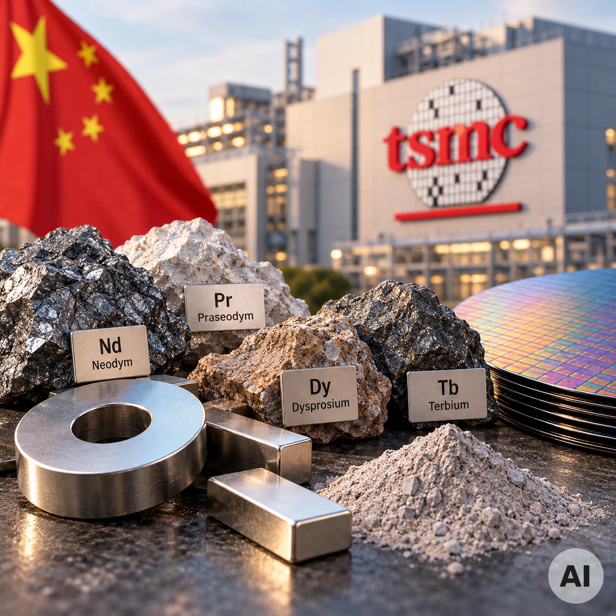 Seltene Erden – Chinas Rohstoffmacht und die Abhängigkeit der Chipindustrie Seltene Erden und leistungsstarke Industriemagnete als Schlüsselrohstoffe der modernen Halbleiterproduktion