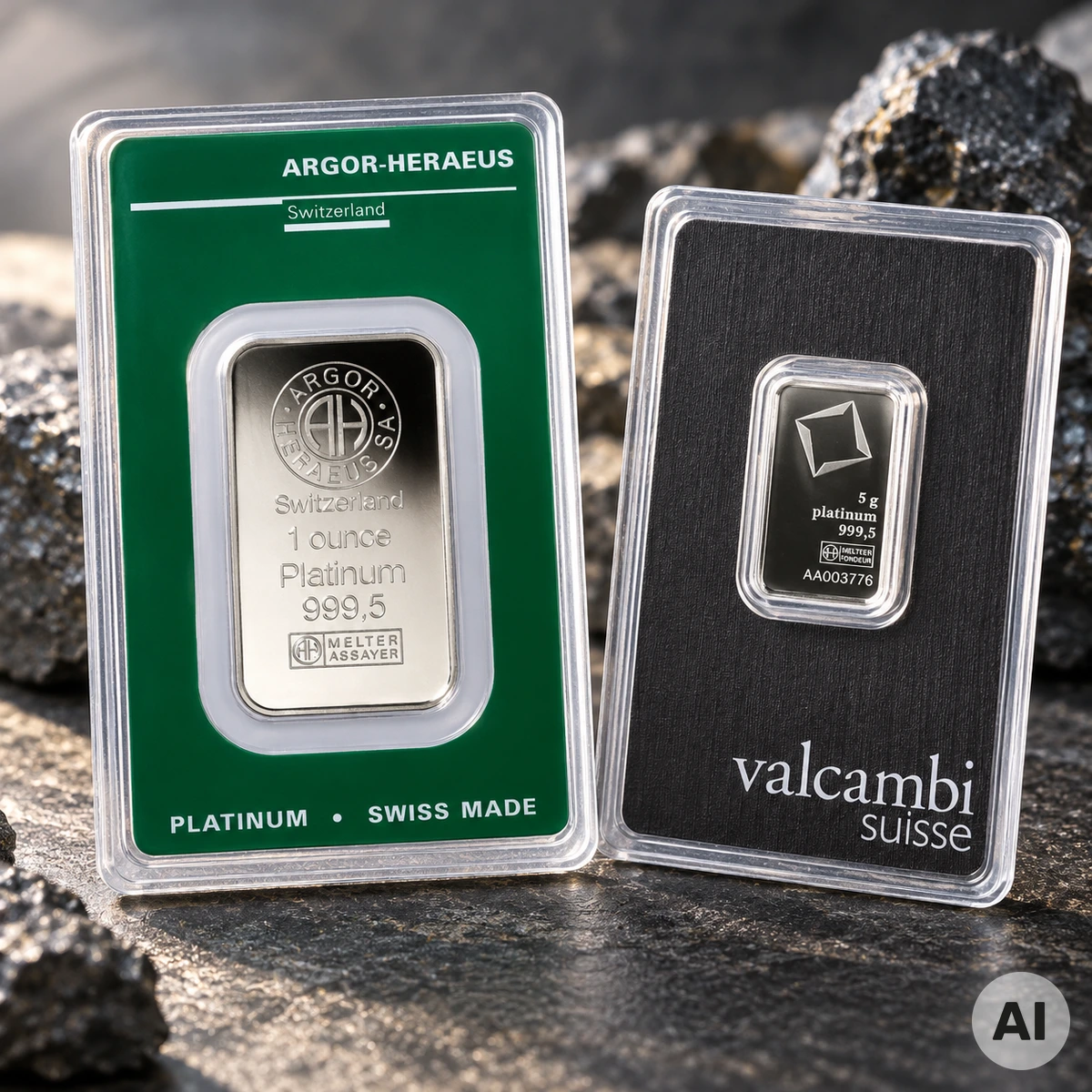 Natürliches Platinmetall und platinhaltiges Gestein als Ausgangsmaterial der industriellen Platingewinnung