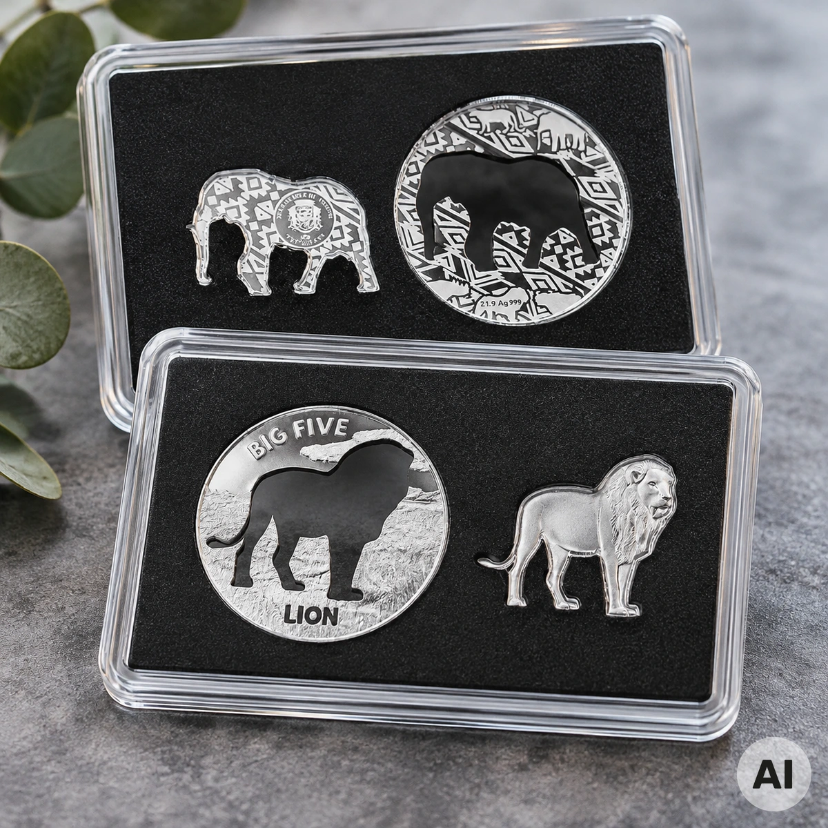 Cut-out-Münzen und Shape Coins als neue Gestaltungsformen der modernen Numismatik Moderne numismatische Sammlermünzen mit durchbrochenen Cut-out-Formen und ungewöhnlichen Außenkonturen