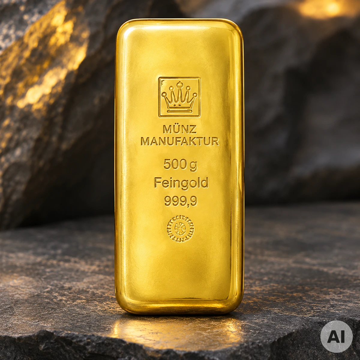 Goldbarren als Symbol für den Goldpreis vor der Zinsentscheidung der US-Notenbank Federal Reserve