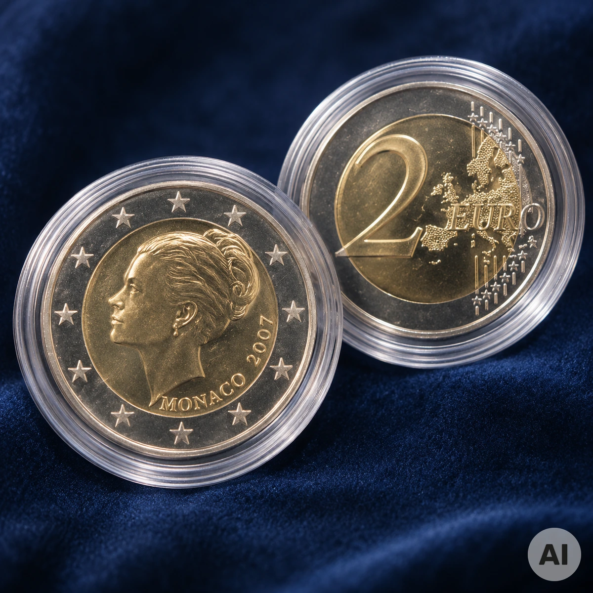 Wertvolle 2-Euro-Münzen 2026 – Monaco und seltene Sammlerausgaben Seltene 2-Euro-Gedenkmünzen aus Monaco mit Schwerpunkt auf der Grace-Kelly-Ausgabe 2007 und historischen Sammlerausgaben
