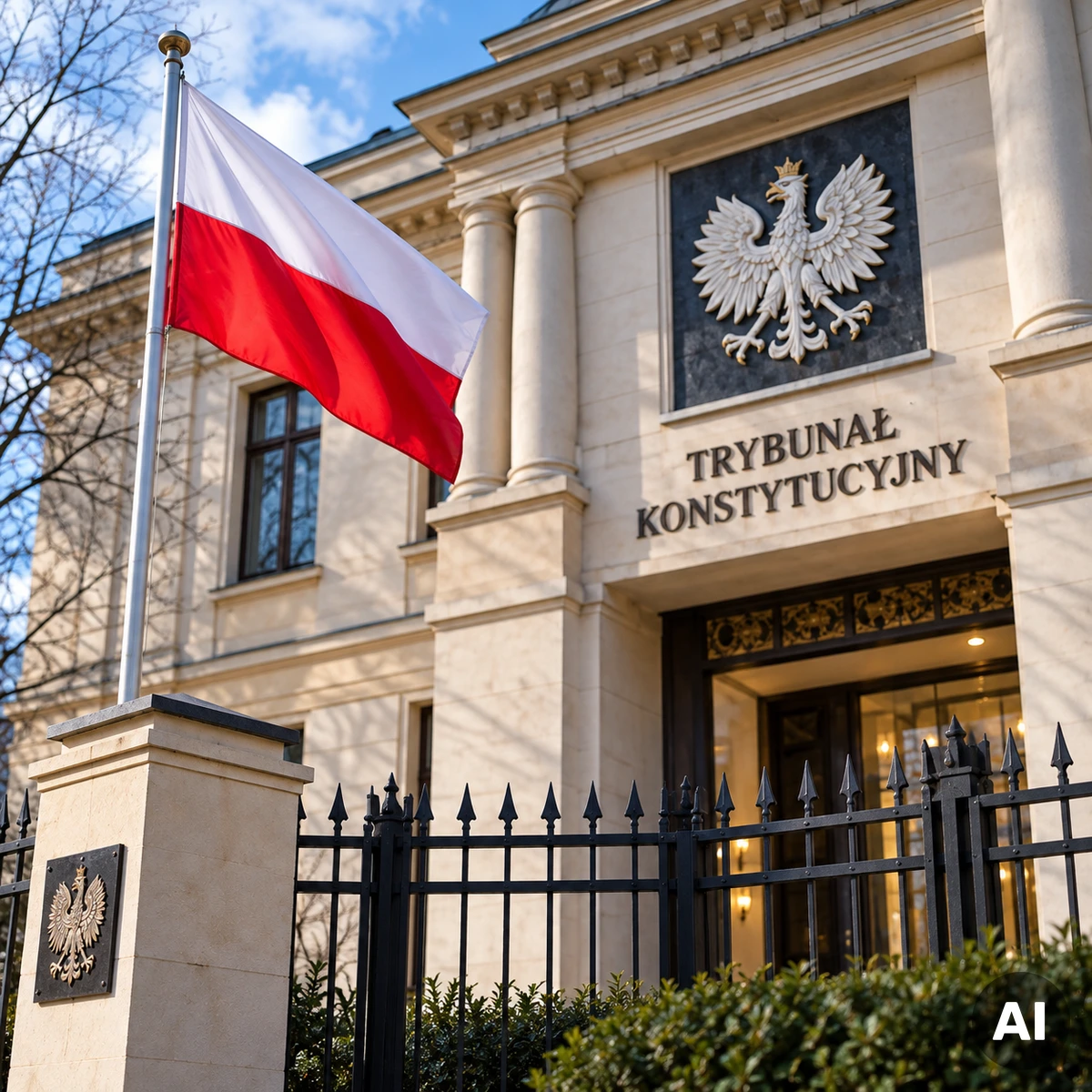 Polens Justizkrise 2026 – Machtkampf um das Verfassungsgericht in Warschau Polnisches Verfassungsgericht in Warschau als Schauplatz des Justizkonflikts zwischen Präsident Karol Nawrocki und Ministerpräsident Donald Tusk